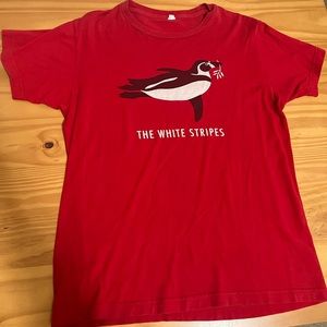 White Stripes band tee size S